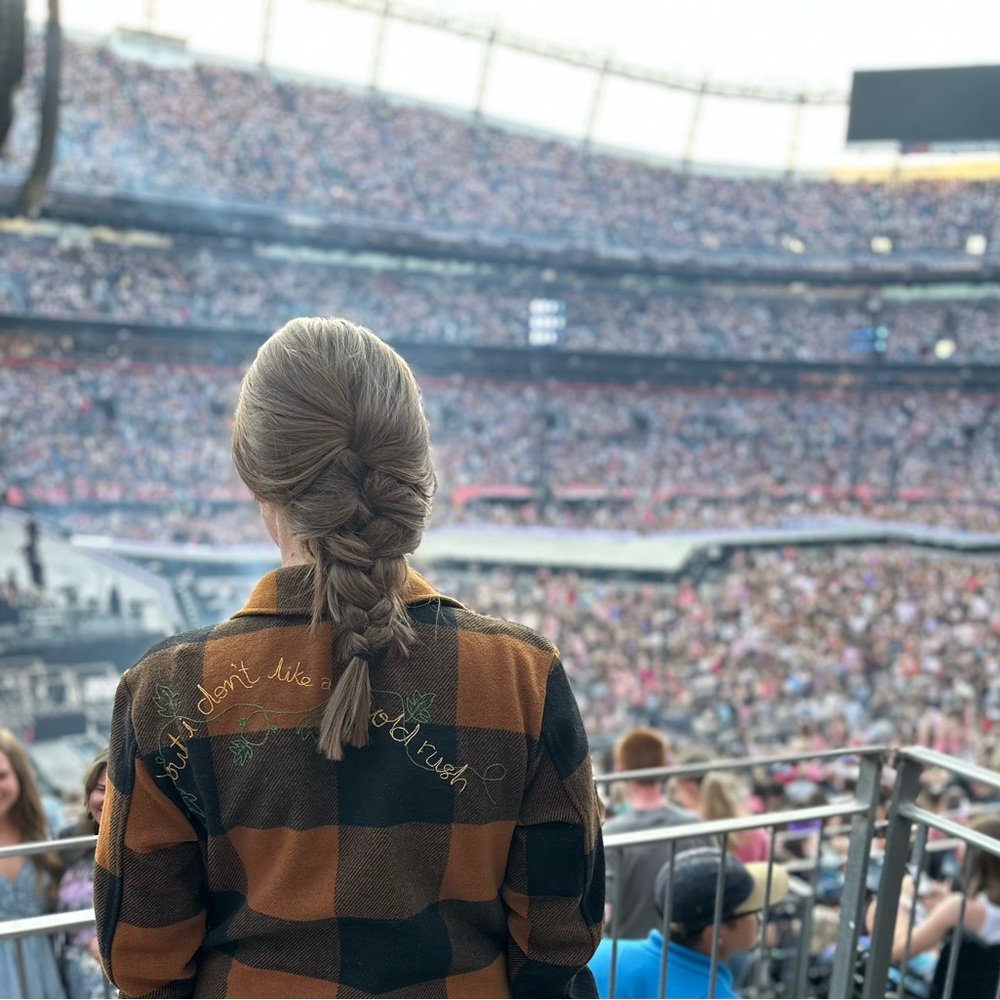 Taylor Swift Buffalo check shacket
